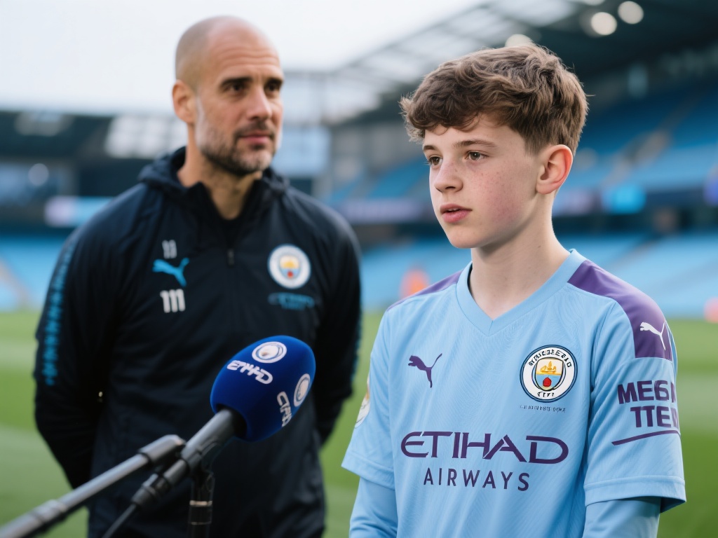 作为一名还在成长中的球员，这位曼城小将在