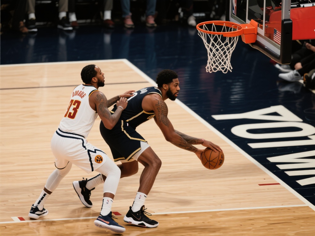 当他接球后，连续的肩膀对抗让对手难以招架